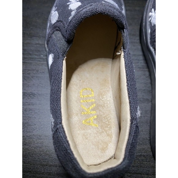 NEW AKID DreamWorks Good Luck Trolls Collection slip-on boy black sneakers Sz 9 - Picture 6 of 8